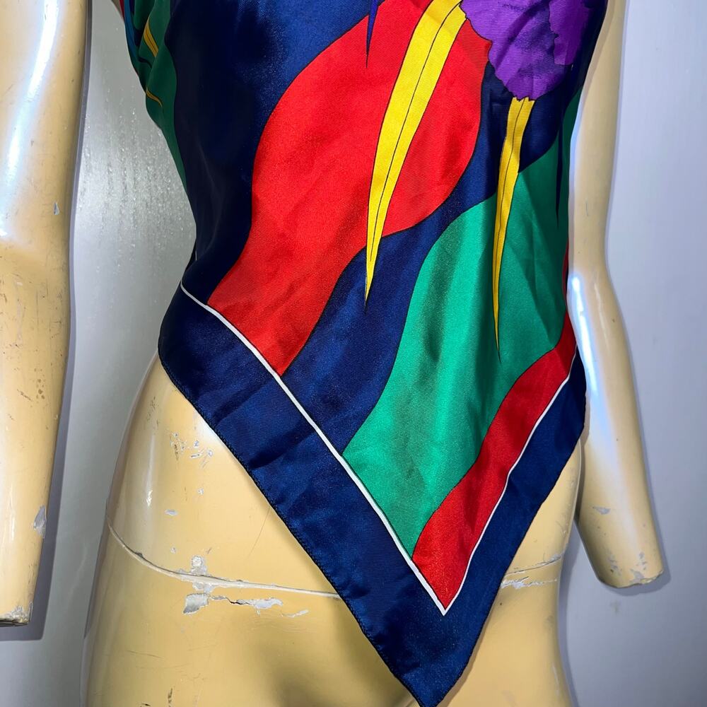 Vintage Abstract Scarf - Picture 6 of 11